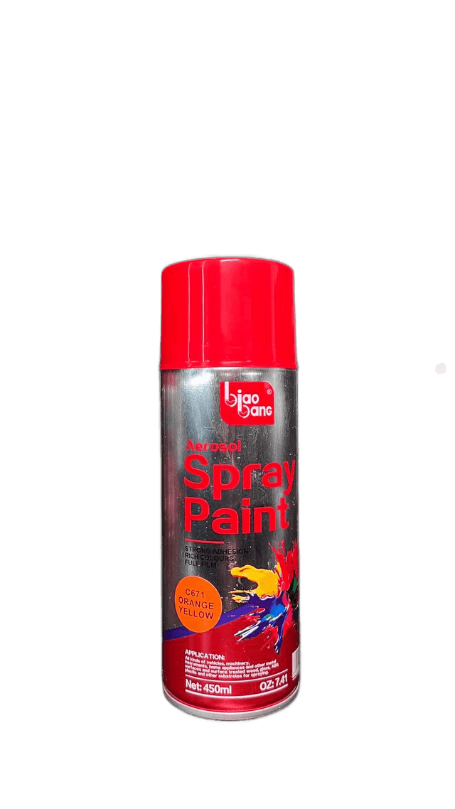 Краска аэрозольная - оранжевая (Aerosol Spray Paint), 450мл