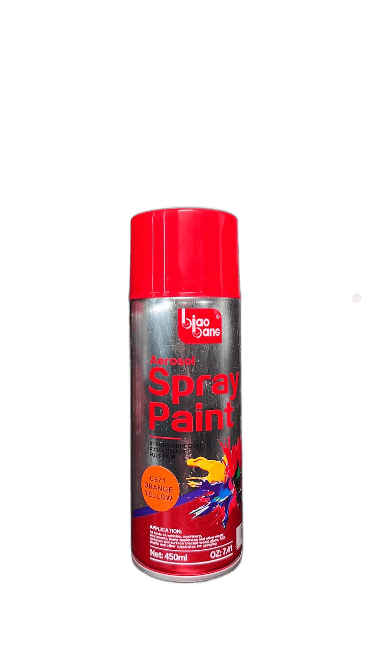 Краска аэрозольная - оранжевая (Aerosol Spray Paint), 450мл